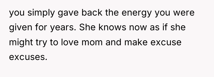 you simply gave back the energy you were given for...