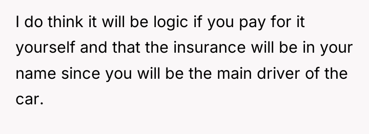 I do think it will be logic if you pay...
