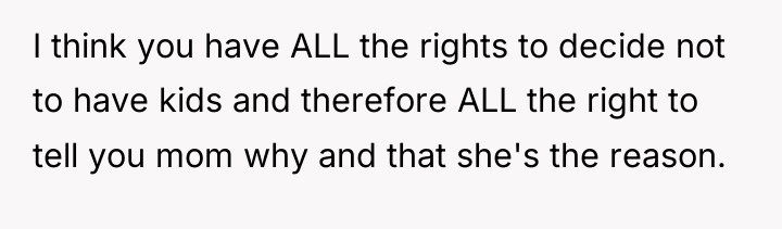 I think you have ALL the rights to decide not...