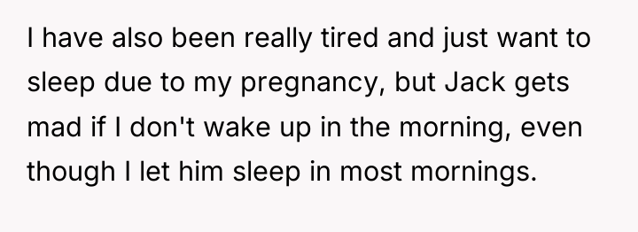 I have also been really tired and just want to...