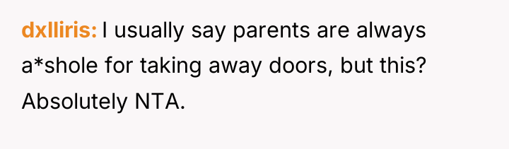 dxlliris I usually say parents are always a*shole for taking...