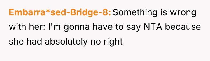 Embarra*sed-Bridge-8 Something is wrong with her: I'm gonna have to...