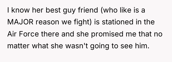 I know her best guy friend (who like is a...