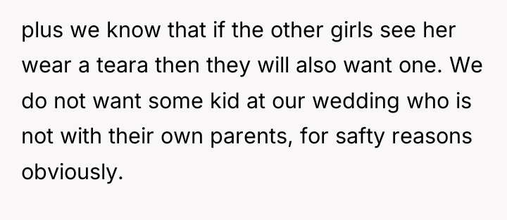 plus we know that if the other girls see her...