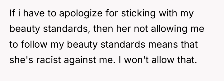 If i have to apologize for sticking with my beauty...