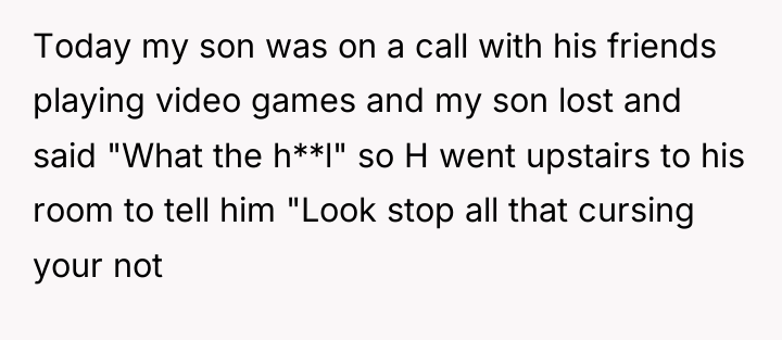 Today my son was on a call with his friends...