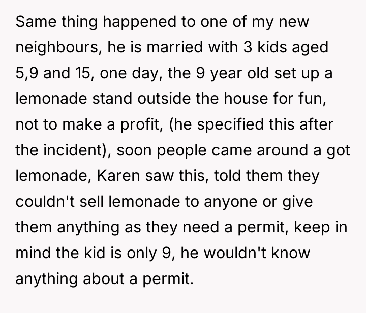 Same thing happened to one of my new neighbours, he...