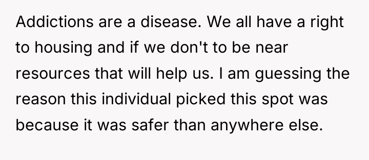 Addictions are a disease. We all have a right to...
