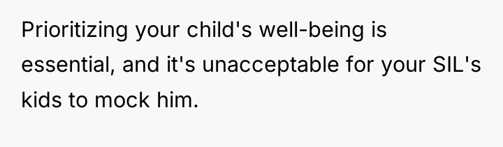 Prioritizing your child's well-being is essential, and it's unacceptable for...