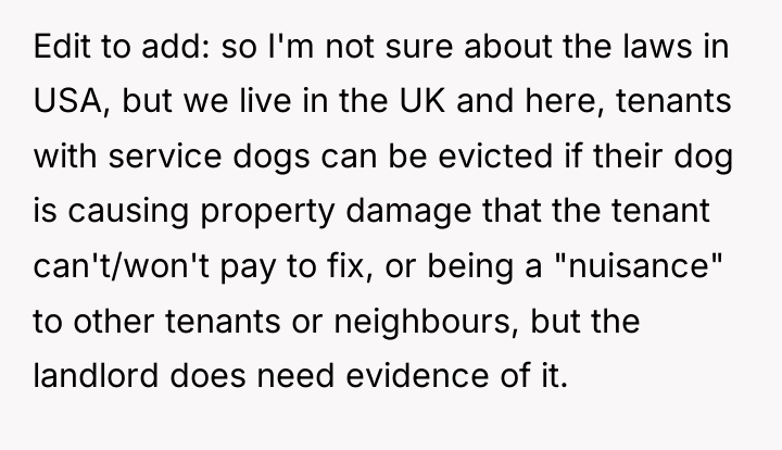 Edit to add: so I'm not sure about the laws...