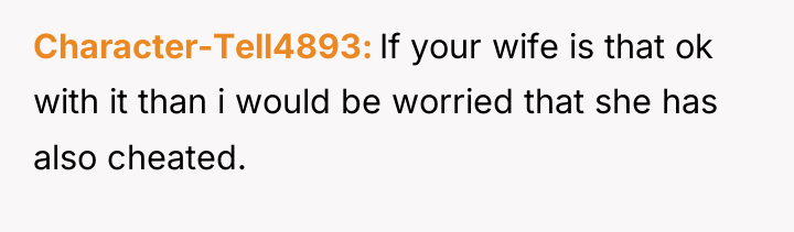 Character-Tell4893 If your wife is that ok with it than...