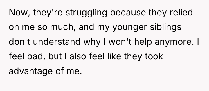 Now, they're struggling because they relied on me so much,...