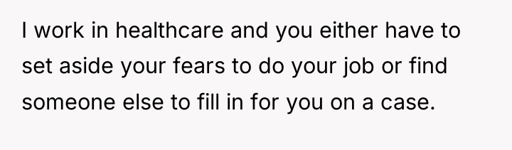 I work in healthcare and you either have to set...