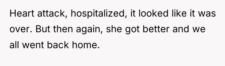 Heart attack, hospitalized, it looked like it was over. But...