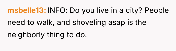 msbelle13 INFO: Do you live in a city? People need...