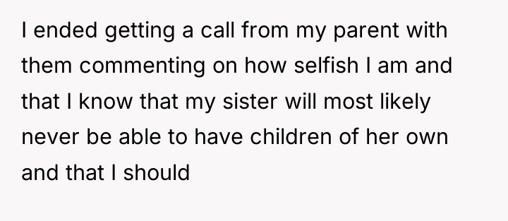I ended getting a call from my parent with them...