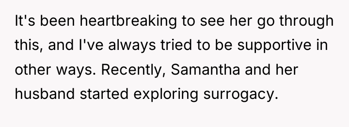 It's been heartbreaking to see her go through this, and...