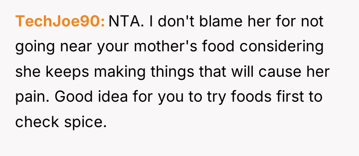 TechJoe90 NTA. I don't blame her for not going near...
