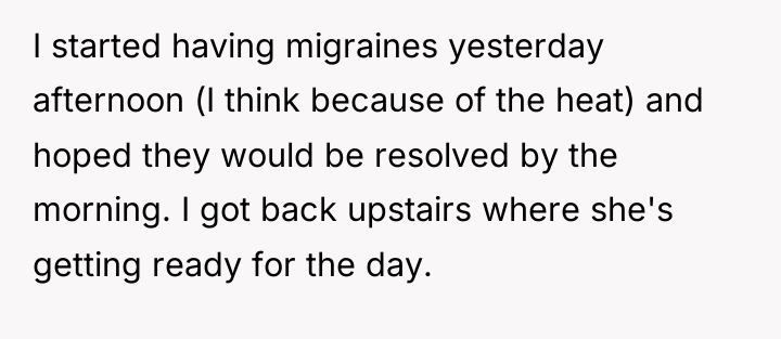 I started having migraines yesterday afternoon (I think because of...