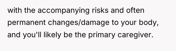with the accompanying risks and often permanent changes/damage to your...