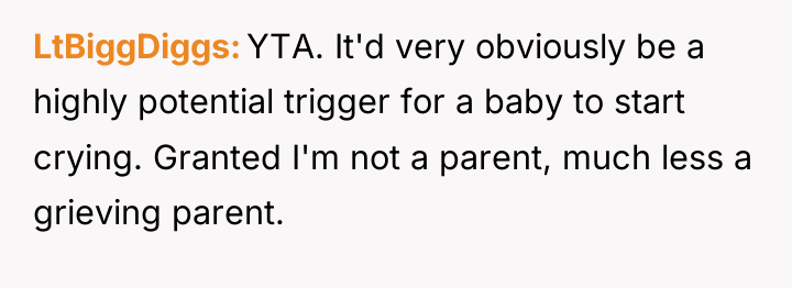 LtBiggDiggs YTA. It'd very obviously be a highly potential trigger...