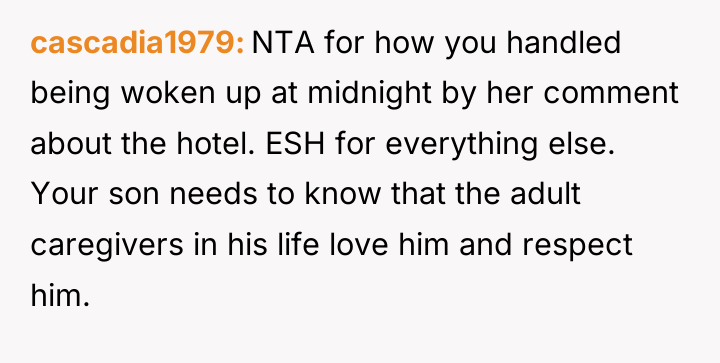cascadia1979 NTA for how you handled being woken up at...