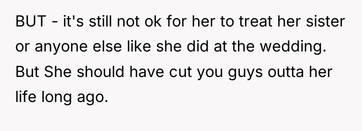 BUT - it's still not ok for her to treat...