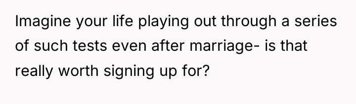 Imagine your life playing out through a series of such...