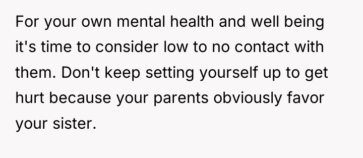 For your own mental health and well being it's time...