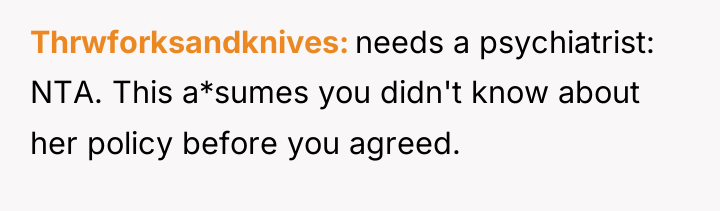Thrwforksandknives needs a psychiatrist: NTA. This a*sumes you didn't know...
