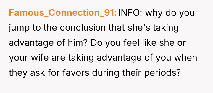 Famous_Connection_91 INFO: why do you jump to the conclusion that...