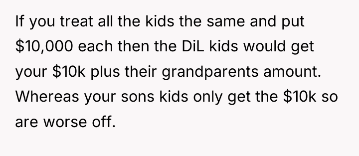 If you treat all the kids the same and put...