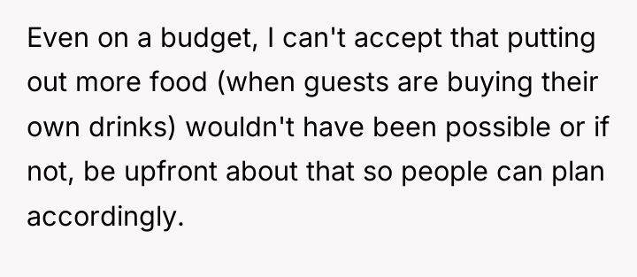 Even on a budget, I can't accept that putting out...
