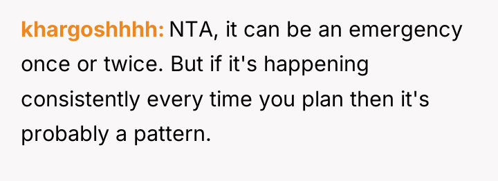 khargoshhhh NTA, it can be an emergency once or twice....