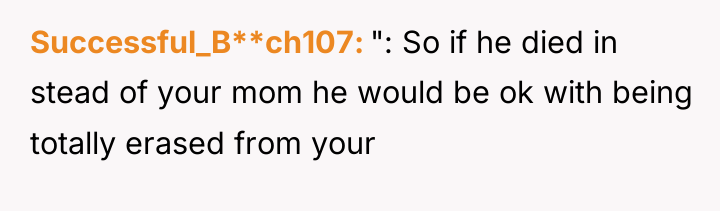 Successful_B**ch107 ": So if he died in stead of your...