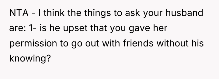 NTA - I think the things to ask your husband...