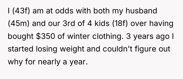 I (43f) am at odds with both my husband (45m)...