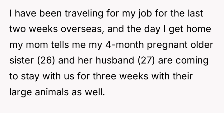 I have been traveling for my job for the last...