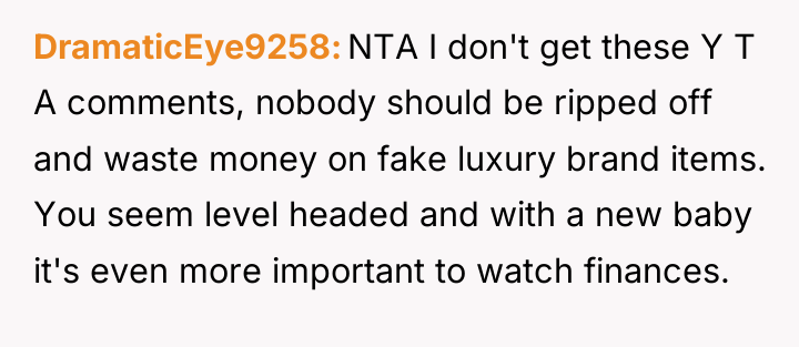 DramaticEye9258 NTA I don't get these Y T A comments,...