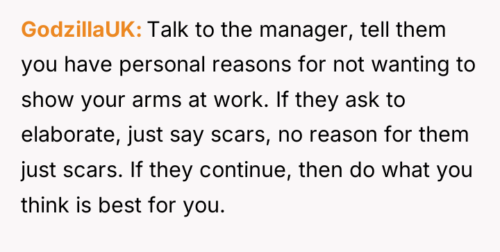 GodzillaUK Talk to the manager, tell them you have personal...