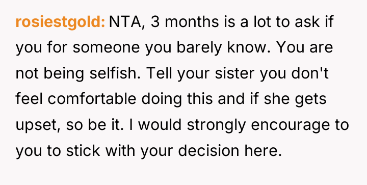 rosiestgold NTA, 3 months is a lot to ask if...