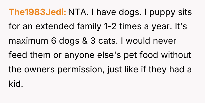 The1983Jedi NTA. I have dogs. I puppy sits for an...