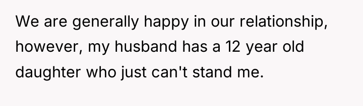 We are generally happy in our relationship, however, my husband...