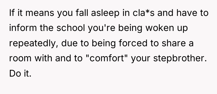 If it means you fall asleep in cla*s and have...