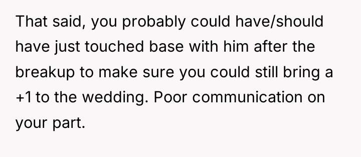 That said, you probably could have/should have just touched base...