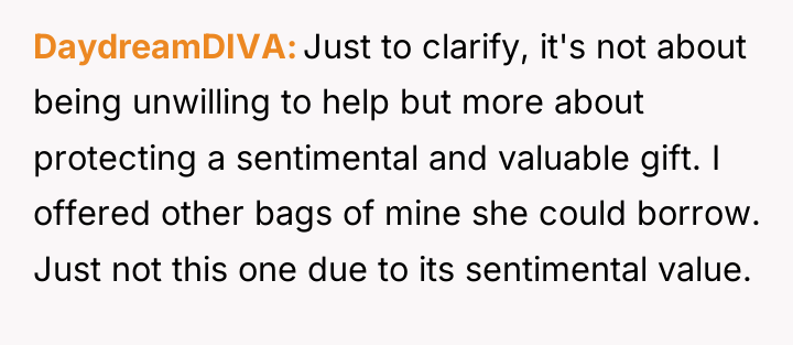 DaydreamDIVA Just to clarify, it's not about being unwilling to...