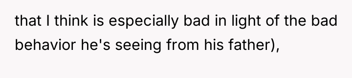 that I think is especially bad in light of the...