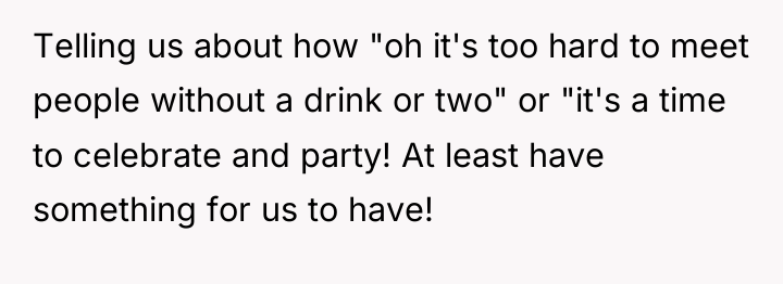 Telling us about how "oh it's too hard to meet...