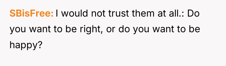SBisFree I would not trust them at all.: Do you...