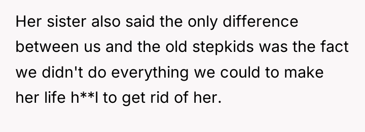 Her sister also said the only difference between us and...